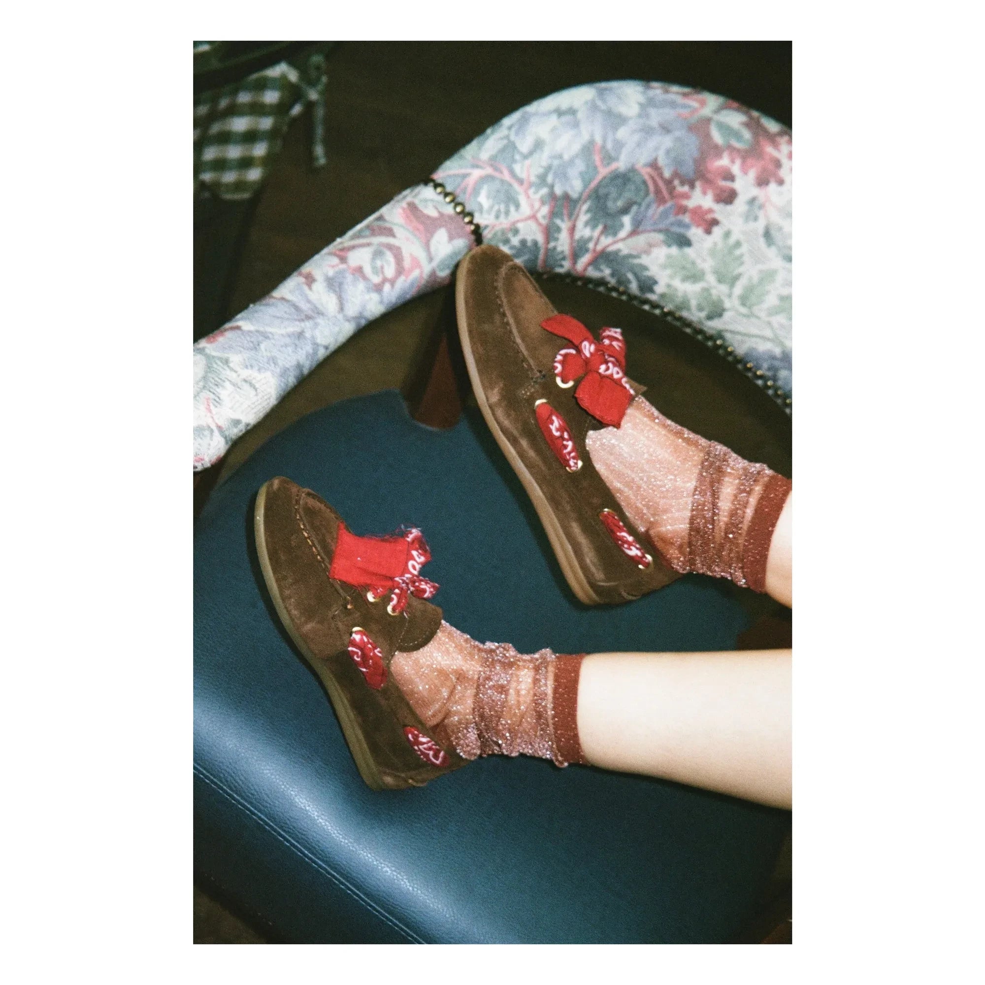 Toral - Zapatos náuticos de ante Nahua Bandana | Marrón oscuro