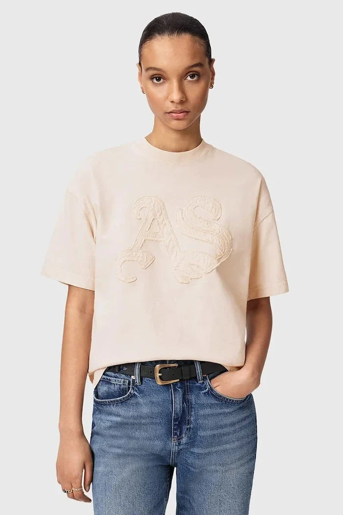 Camiseta de algodón para mujer AllSaints INSIGNIA