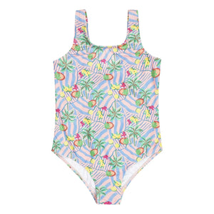 Tumble N'Dry - Bañador Fortaleza Palm Fibras recicladas | Azul claro