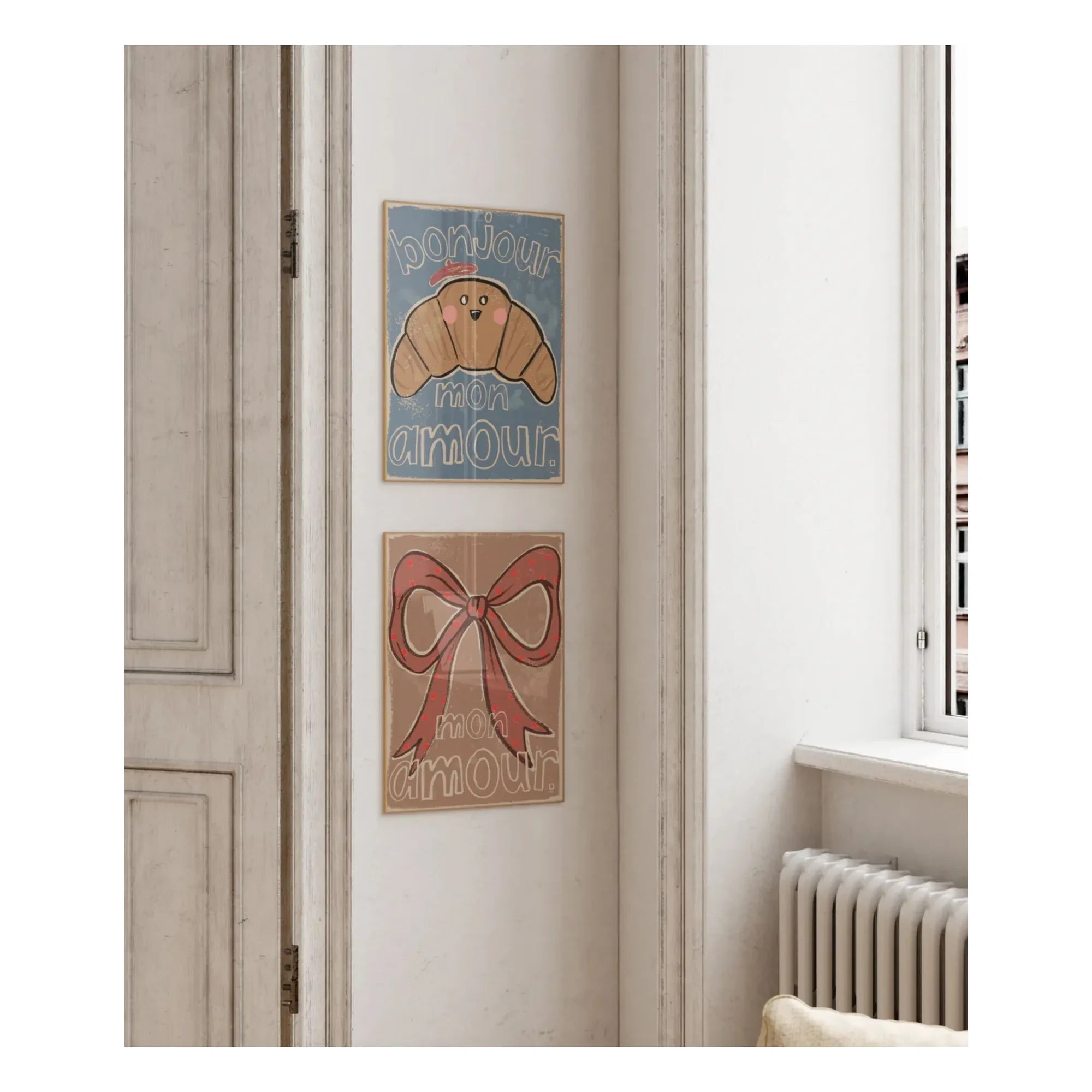 Studio Loco - Póster grande Cruasán | Azul