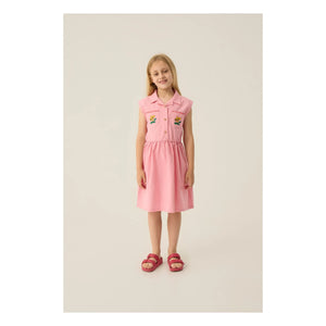 The Campamento - Vestido largo de flores | Rosa chicle