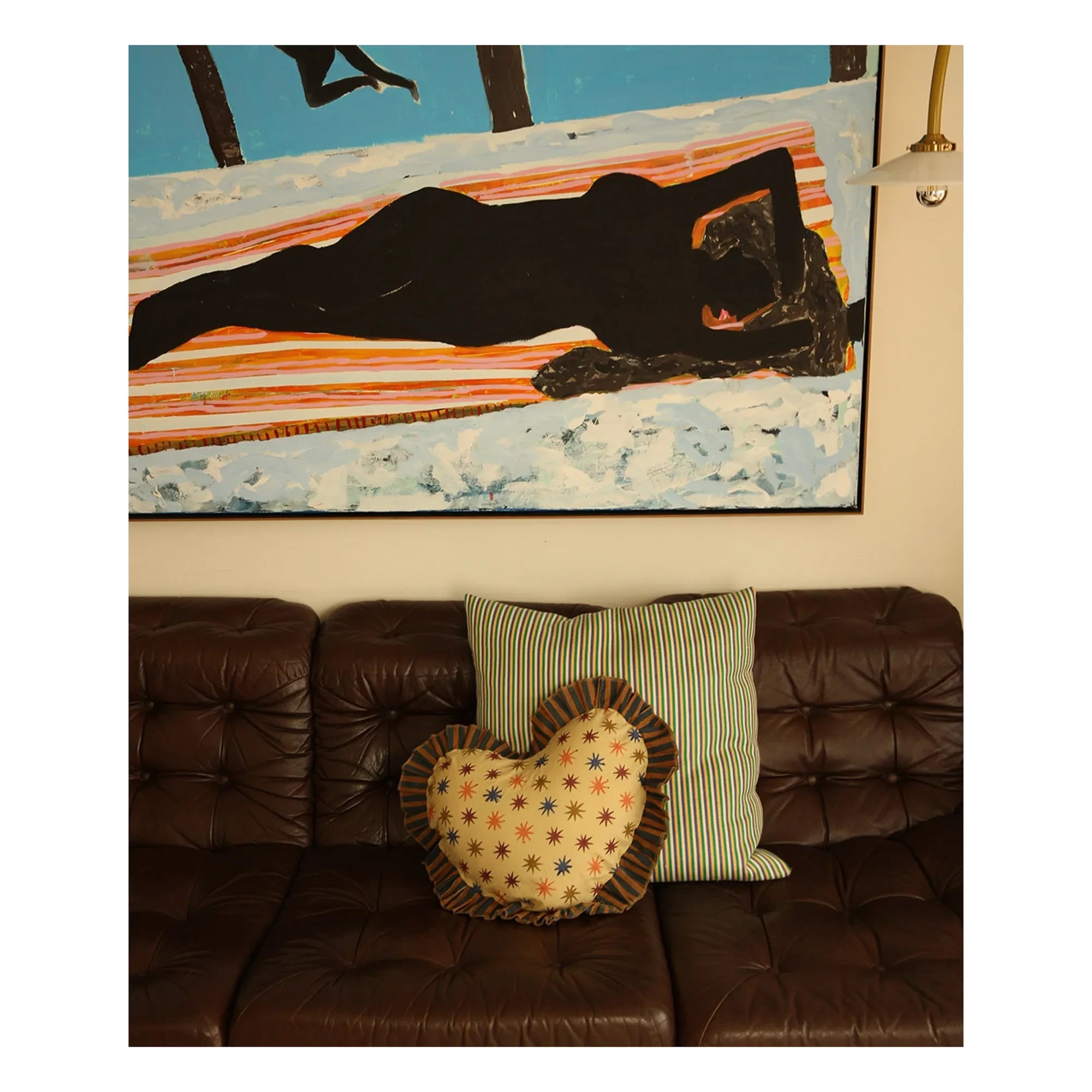 Doing Goods - Cojín de corazón Noa Star | Multicolor