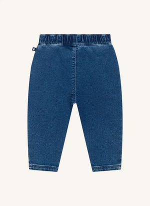 Petit Bateau - Denim Mavisi Lap Polar Denim Harem Pantolon
