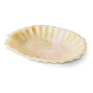 HKliving - Plato de resina New Classics | Marfil