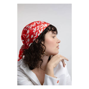 Elise Chalmin - Ben Bandana Bufanda de Seda | Rojo
