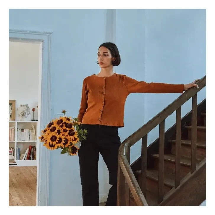 Poudre Organic - Helenie hırka | Kahverengi