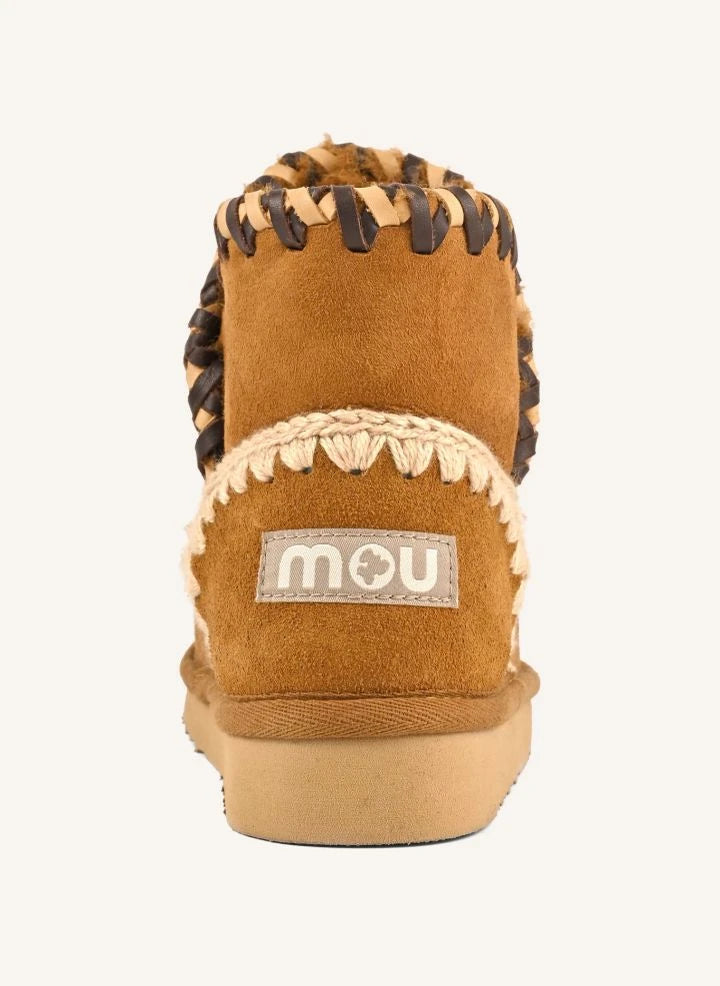 Mou - Botas Eskimo con costura | Cognac