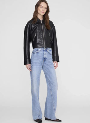 Anine Bing - Chaqueta de Cuero Assan | Negro