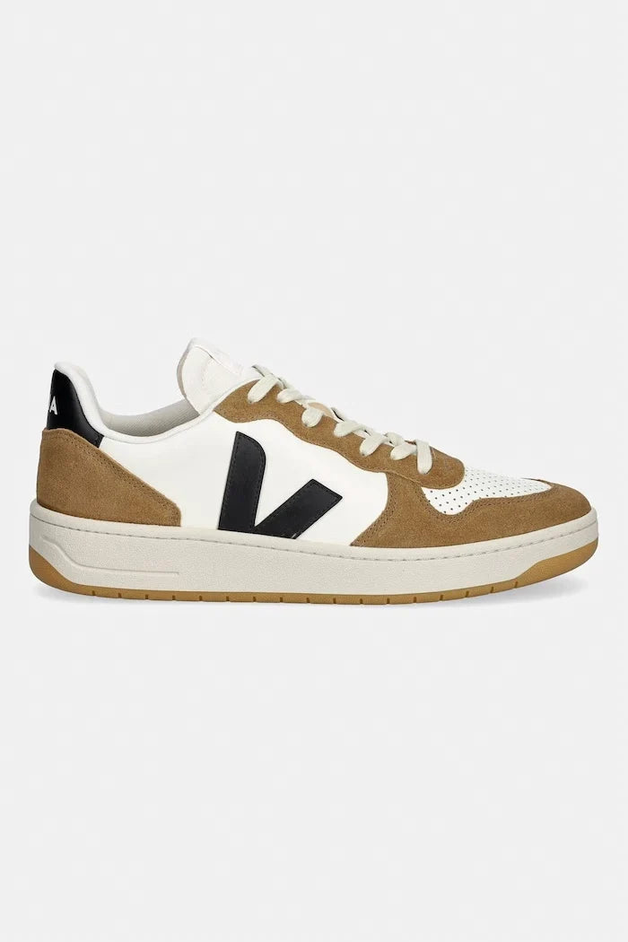 Zapatillas de deporte de cuero para hombre Veja V-10