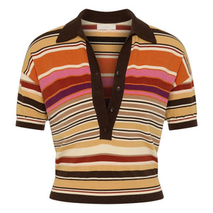 Faithfull the Brand - Polo a rayas de arena | Beige