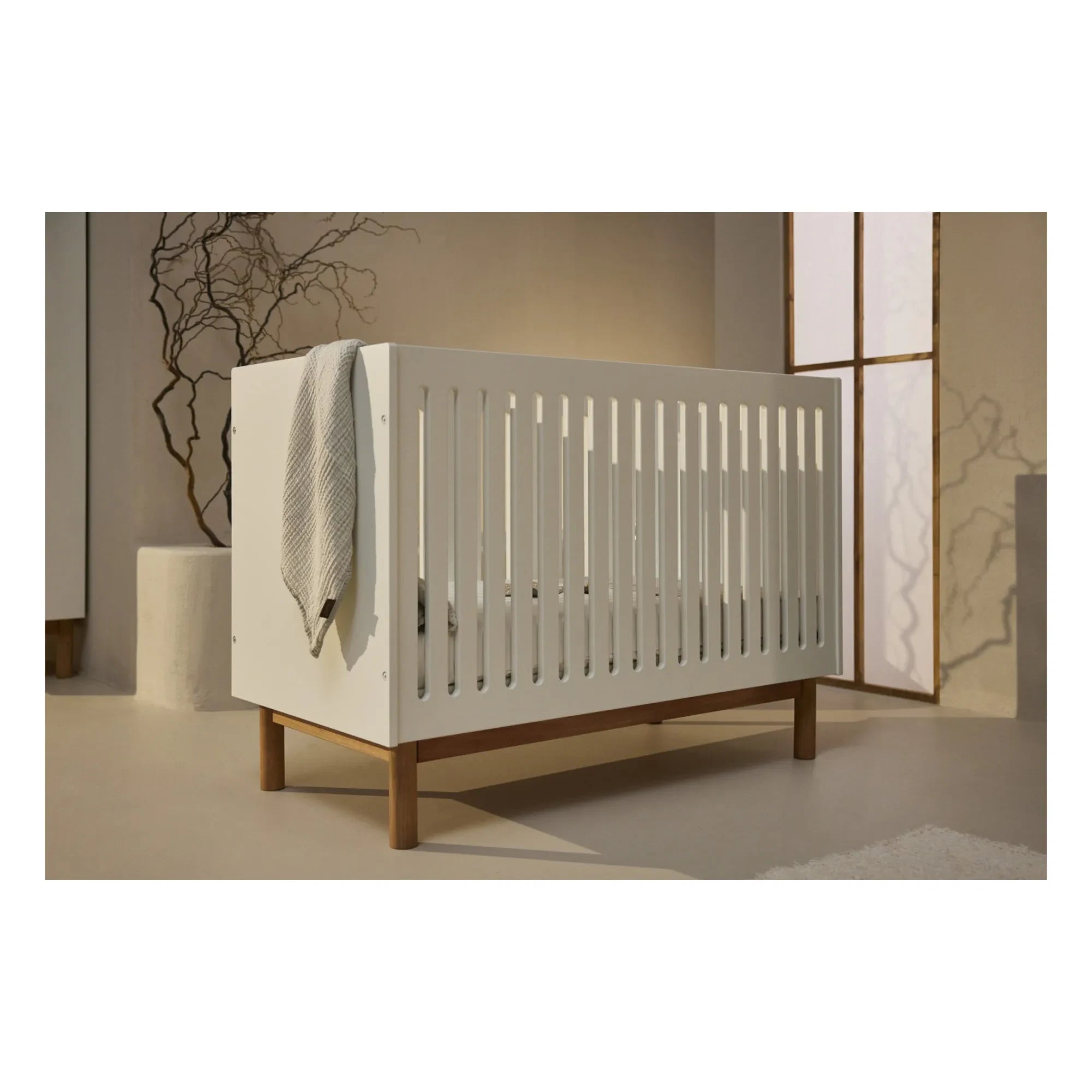 Quax - Cuna Mood - 60 x 120 cm | Blanco