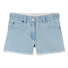 Stella McCartney Kids - Pantalones cortos vaqueros de algodón orgánico | Azul claro
