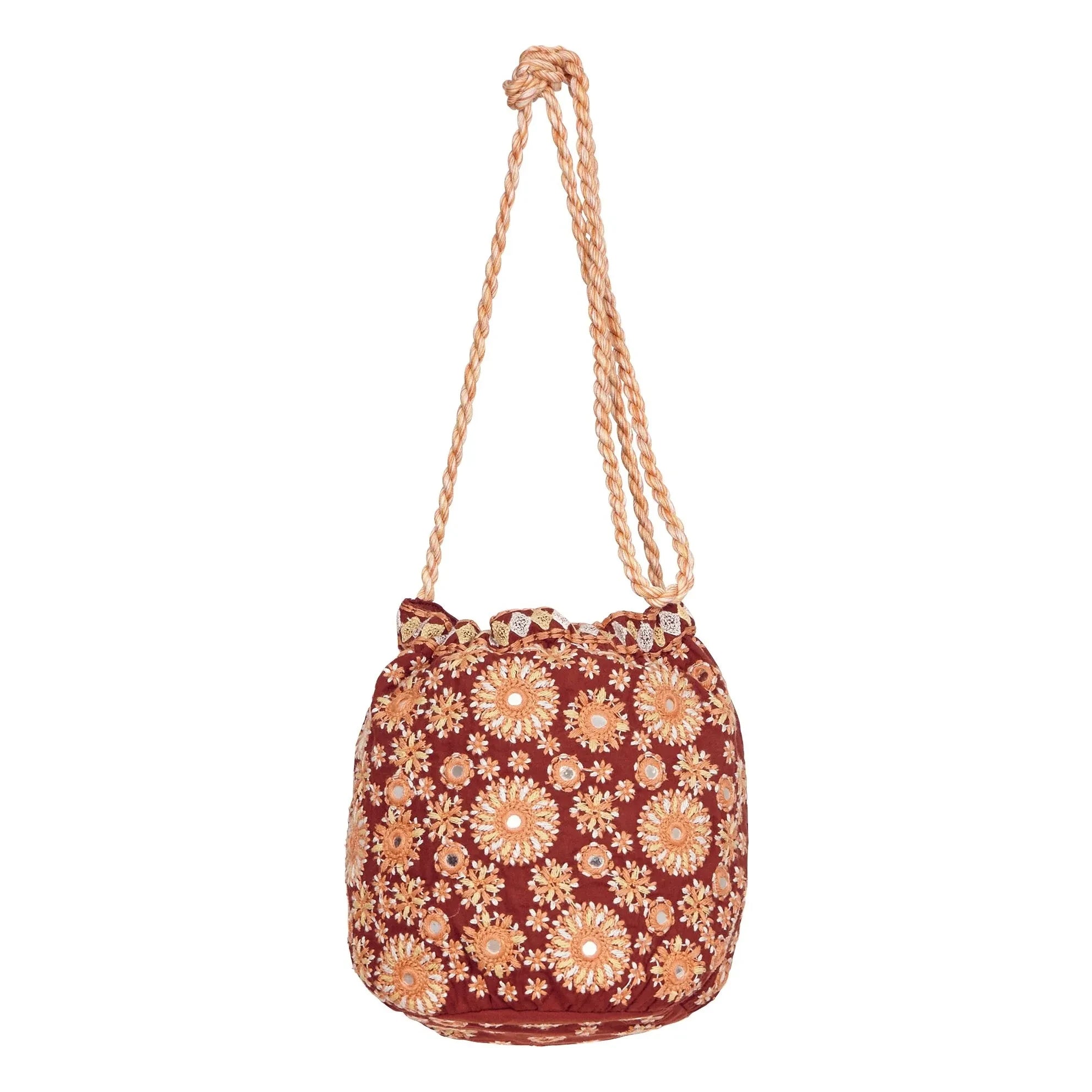 M.A.B.E. - Bolso bordado Suri | Color óxido