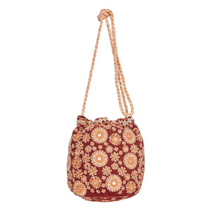 M.A.B.E. - Bolso bordado Suri | Color óxido