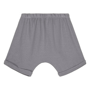 Studio Bohème - Pantalón corto de algodón orgánico Simon | Azul grisáceo