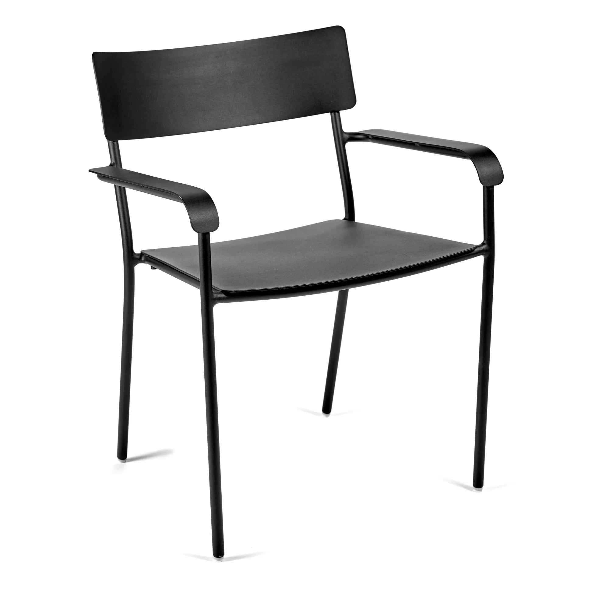 Serax - Silla con reposabrazos August | Negra