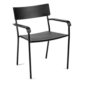 Serax - Silla con reposabrazos August | Negra