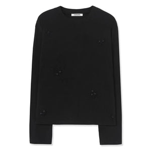 Cordera - Camiseta Bordada | Negro