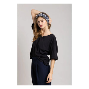 Smallable Mujer - Camiseta de nube de algodón orgánico | Negro