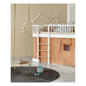 Oliver Furniture - Cortina / dosel para cama nido o litera de madera original de 138 cm | Caramelo