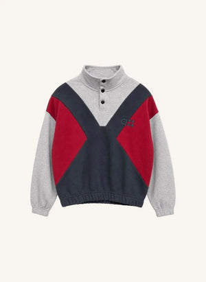 Cos I Said So - Sudadera abotonada de algodón orgánico | Gris