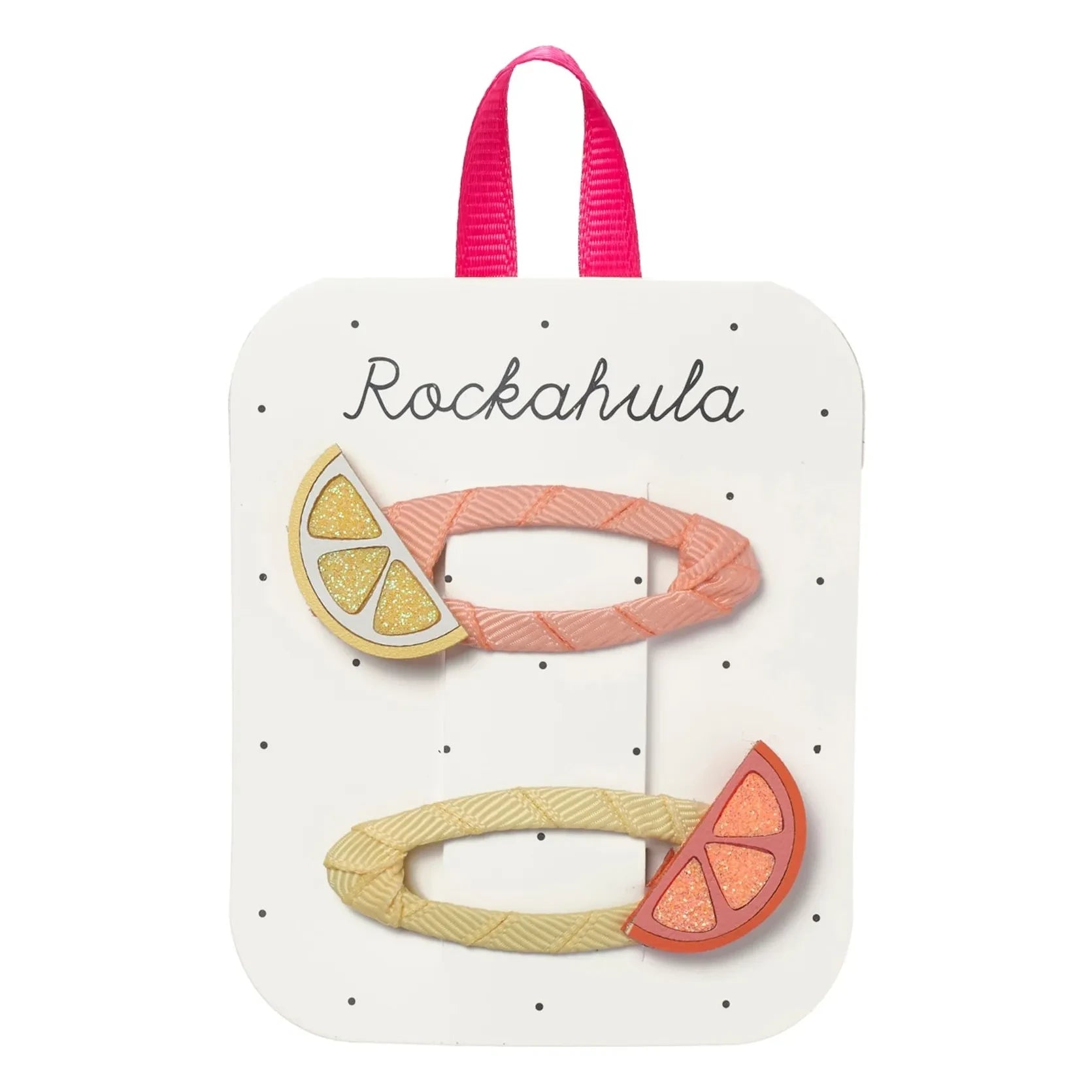 Rockahula Kids - Set de 2 horquillas limón | Amarillo