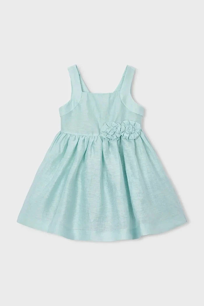Vestido de lino Mayoral para niña