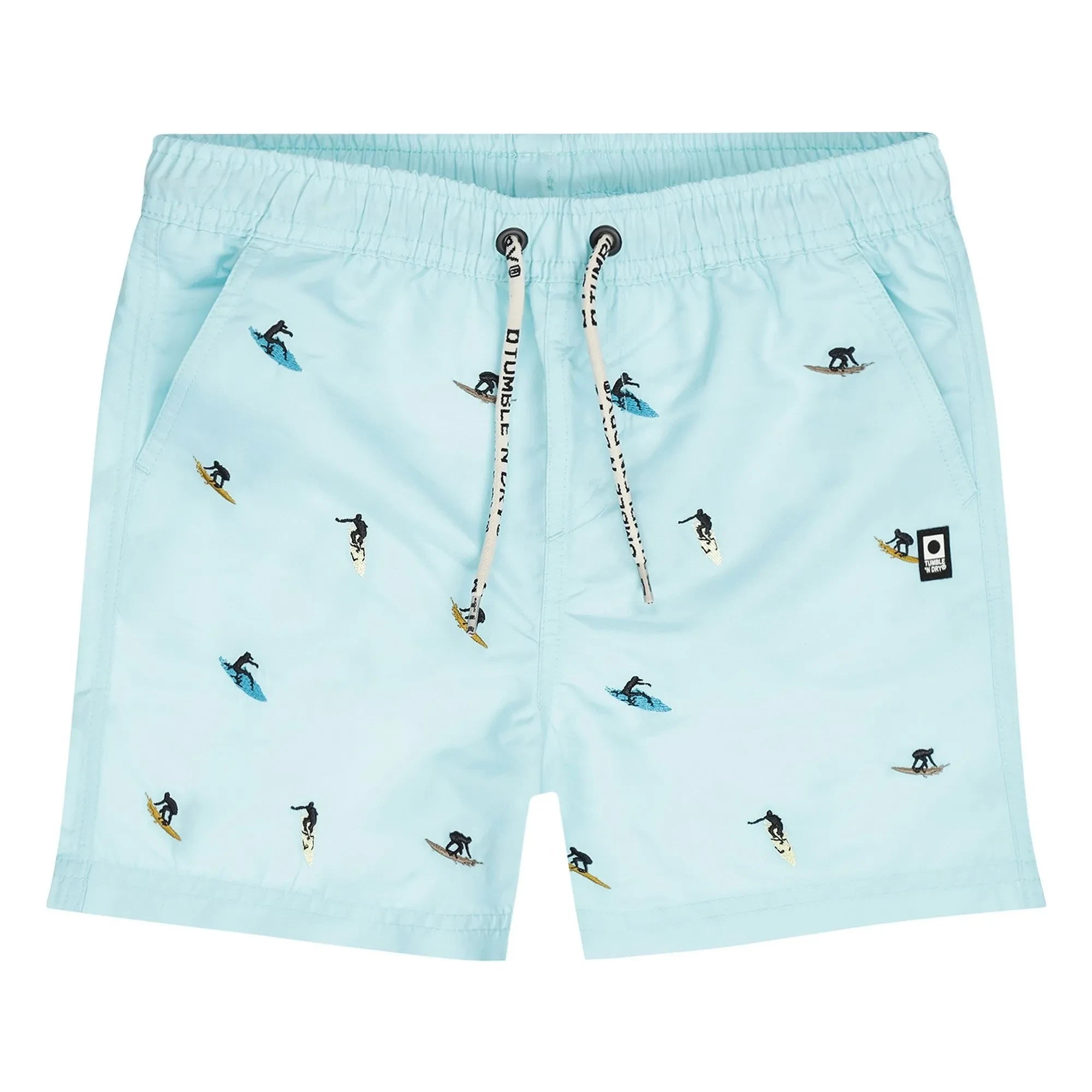 Tumble N'Dry - Shorts de baño de fibras recicladas Surfing | Azul claro