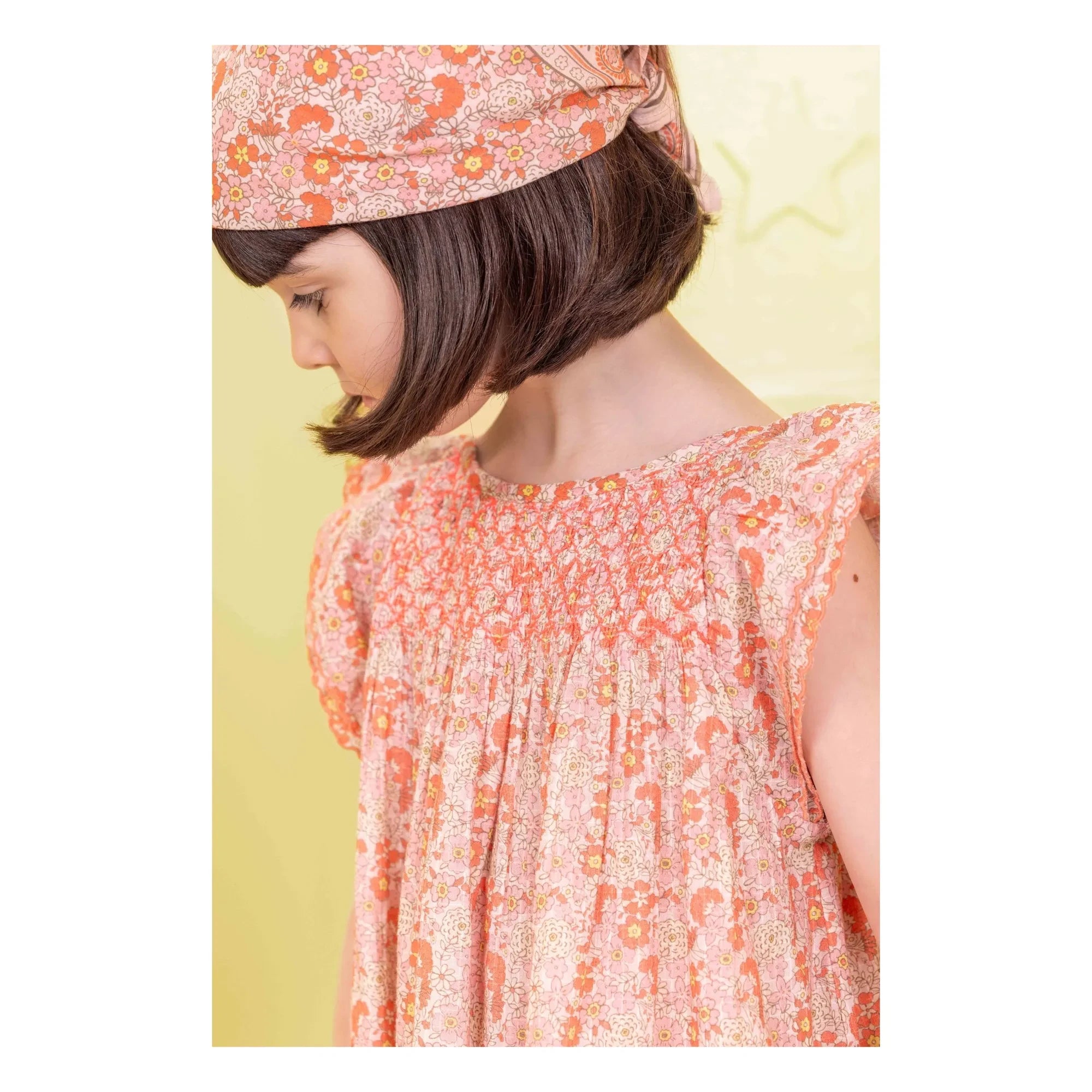 Bonton - 25 Yaş Fular Fleuri | Pembe