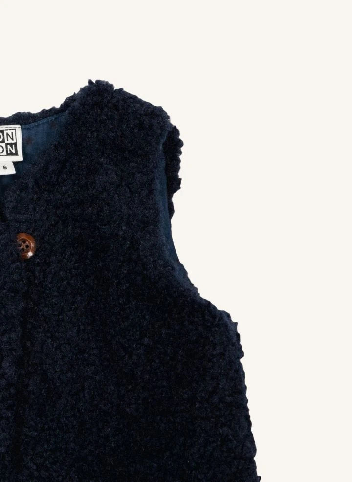 Bonton - Teddy Beti ceket | Lacivert