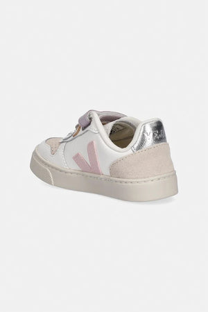 Zapatillas deportivas de cuero Veja Small V-10 para niños