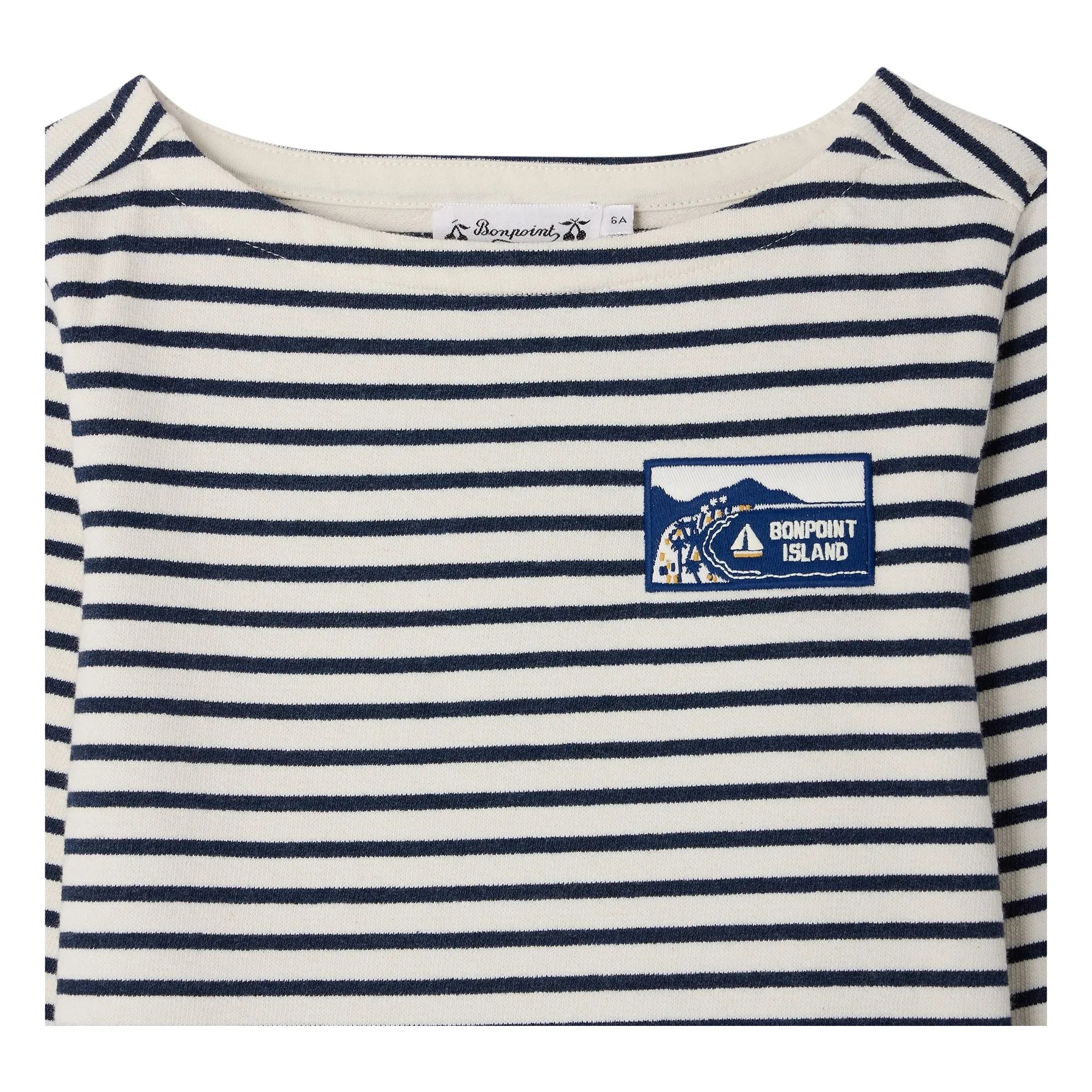 Bonpoint - Camiseta Baudelaire a rayas | Crudo