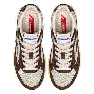 Autry - Zapatillas deportivas bajas de dos tonos Hyperway de ante | Marrón