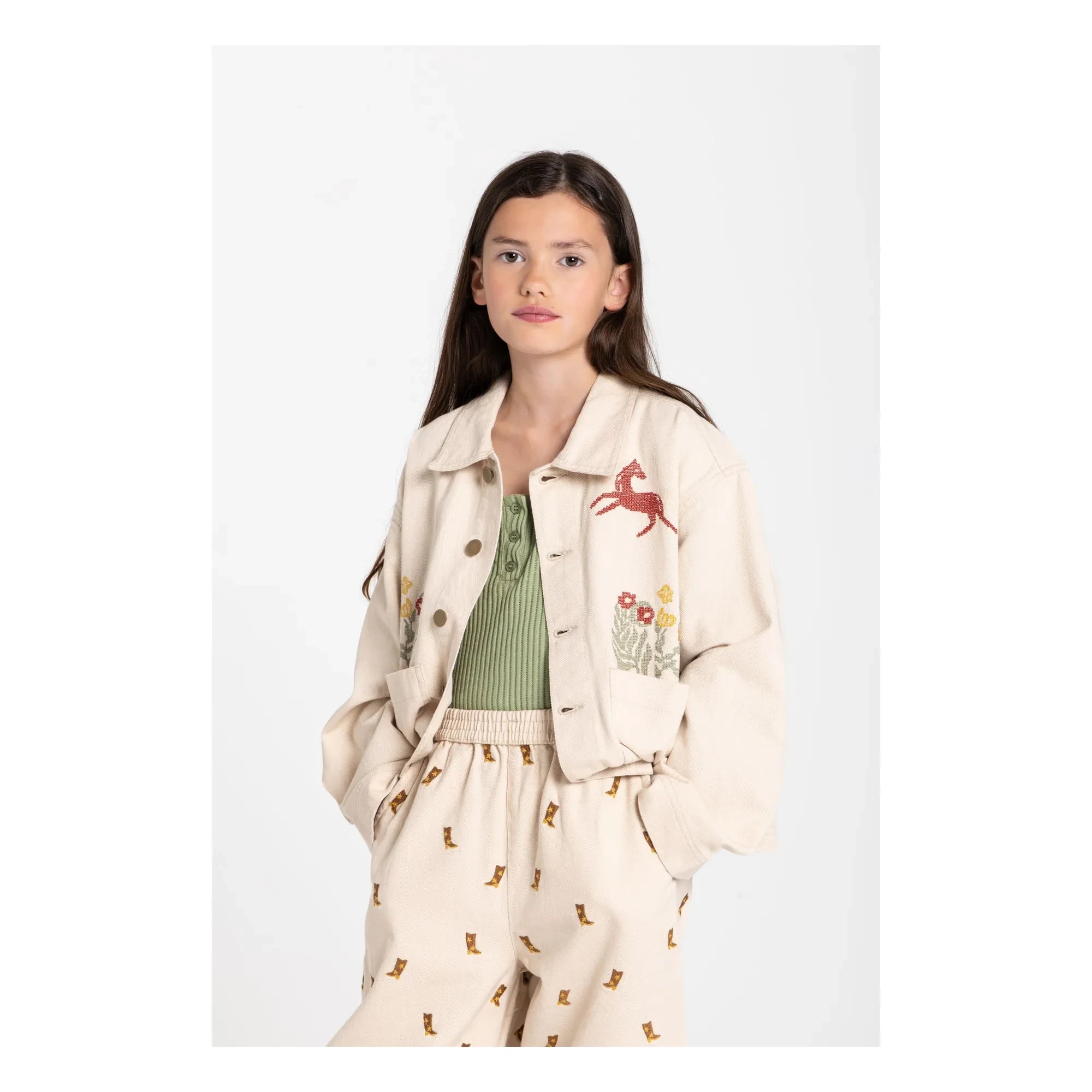 Hundred Pieces - Chaqueta Mercury Horse | Crema