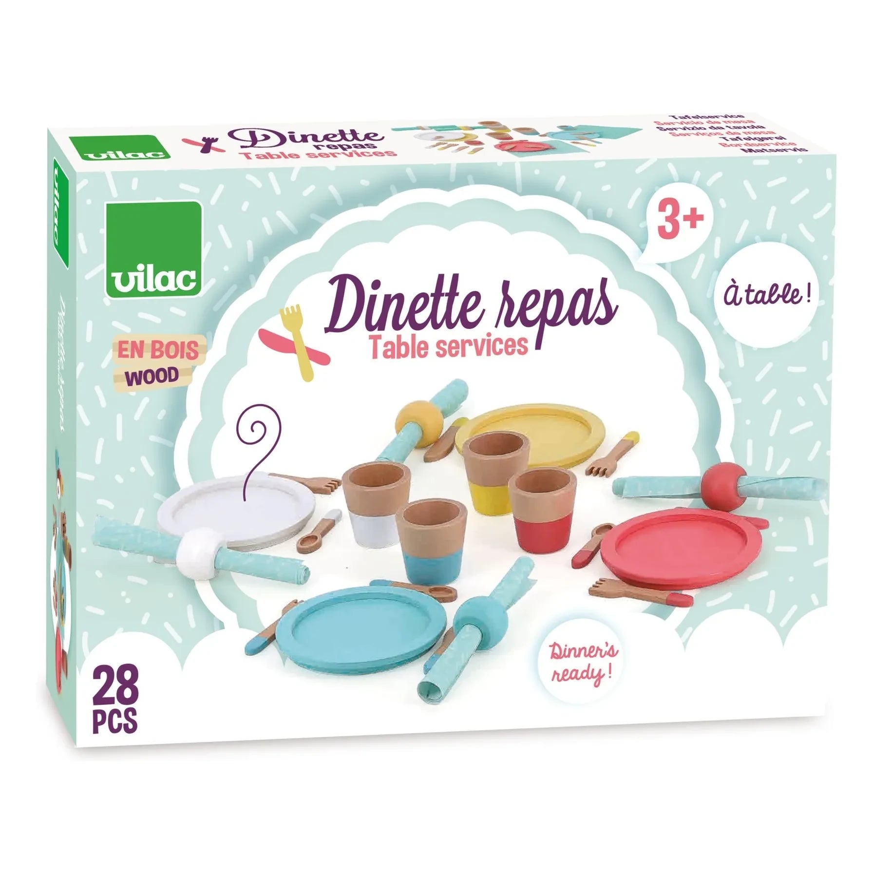 Vilac - Set de comida de madera