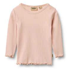 Trigo - Camiseta de algodón orgánico Ida | Rosa pálido