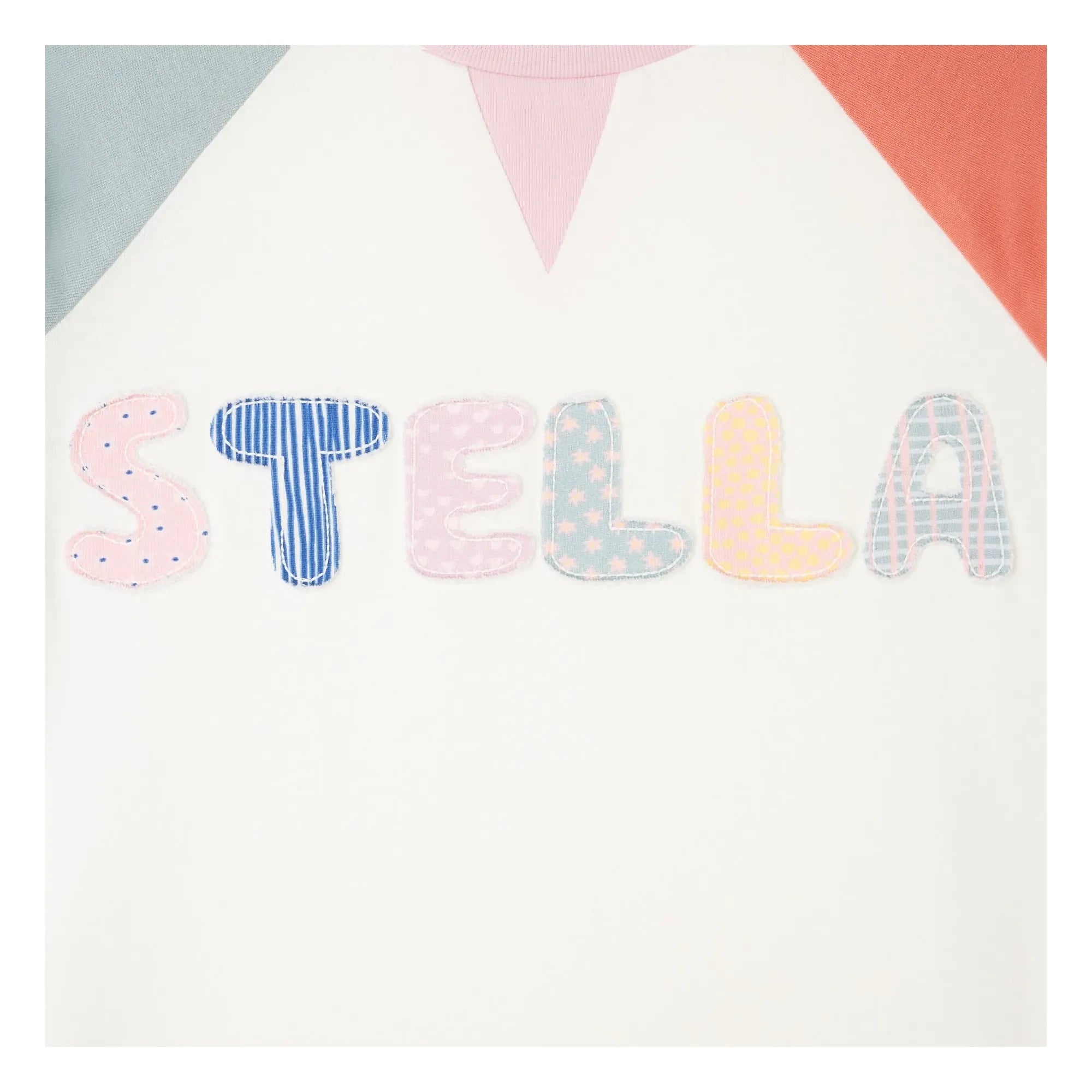 Stella McCartney Kids - Camiseta de bloques de color Stella | Marfil