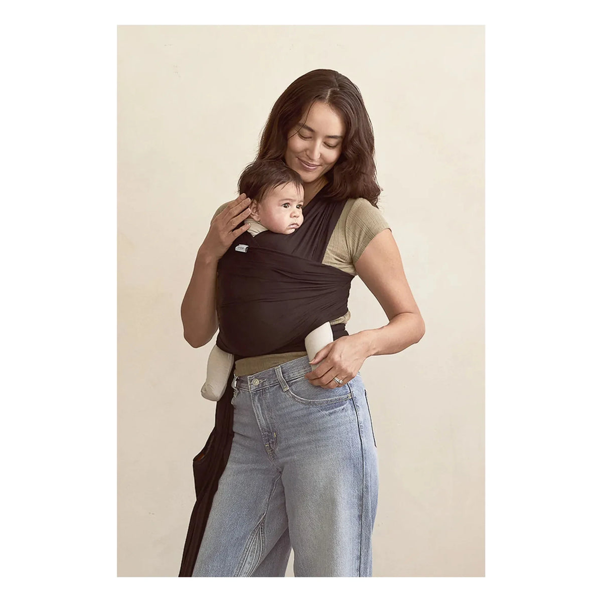 Solly Baby - Fular portabebés de modal | Negro