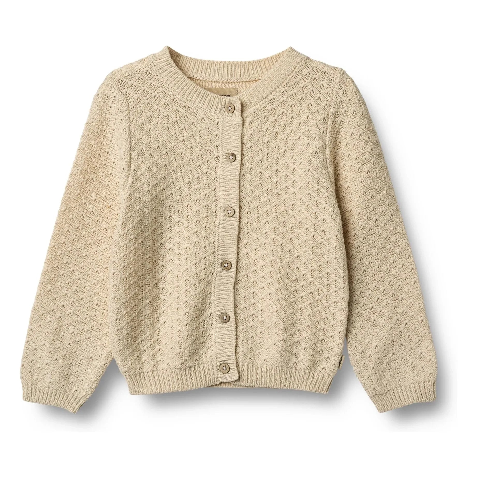 Wheat - Cárdigan de algodón orgánico Magnella | Beige