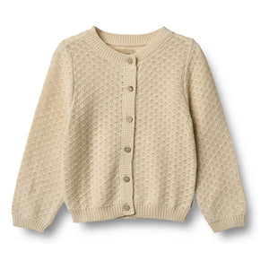 Wheat - Cárdigan de algodón orgánico Magnella | Beige