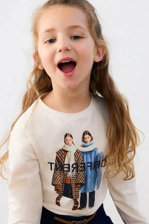 Mayoral blusa de algodón de manga larga para niños