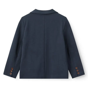 Copenhagen Colors - Blazer elástico de algodón orgánico | Azul marino