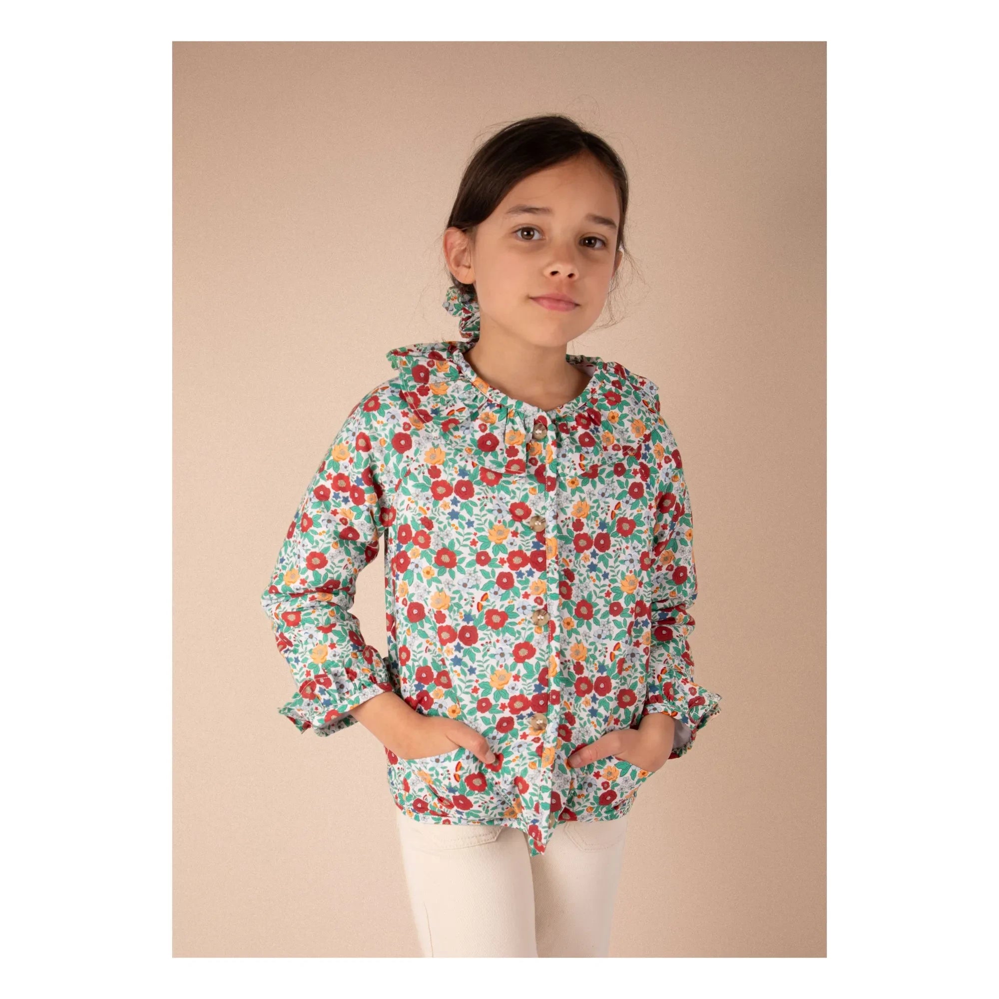 Loir - Chaqueta Friba Fleurie | Blanca