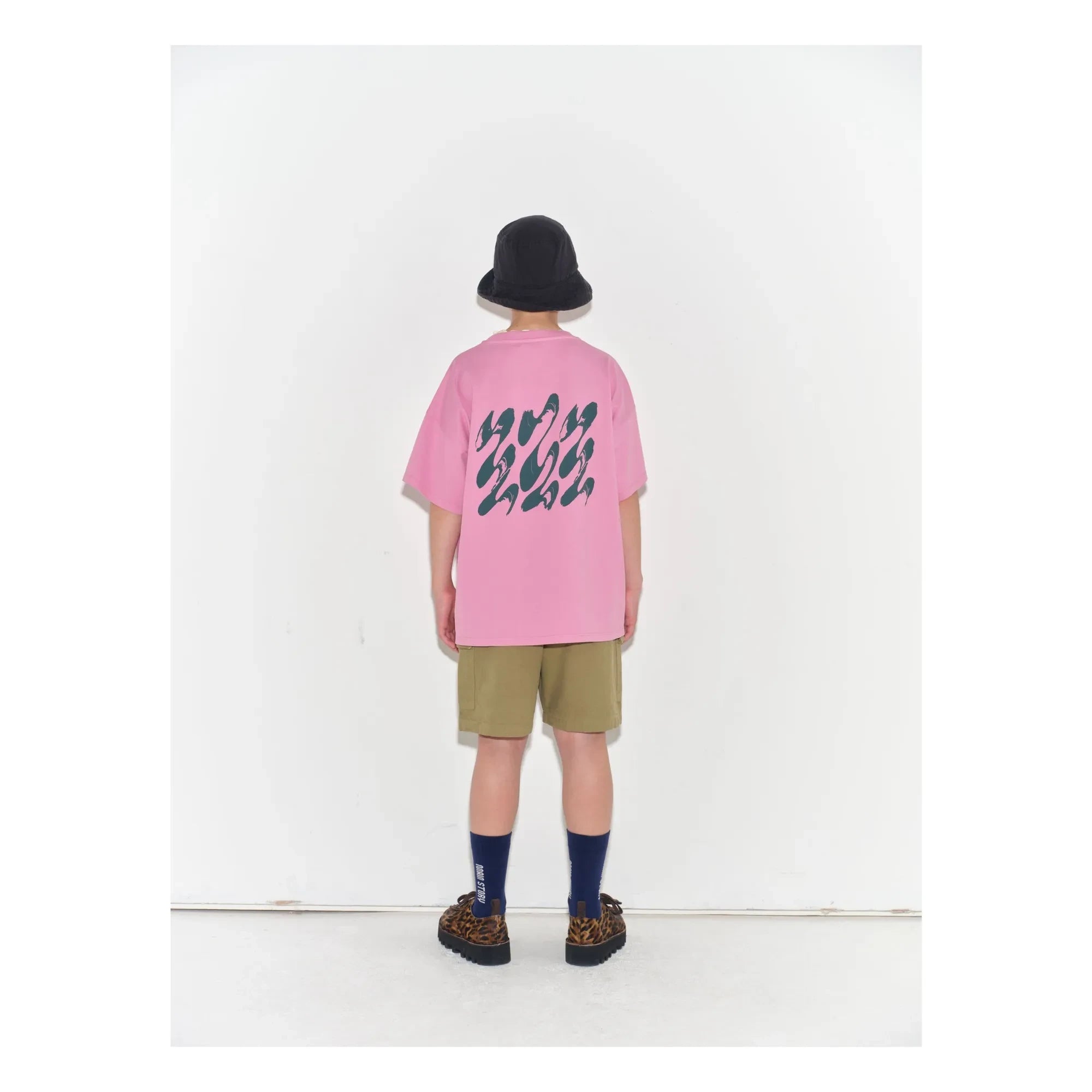 Main Story - Camiseta oversize de algodón orgánico | Rosa