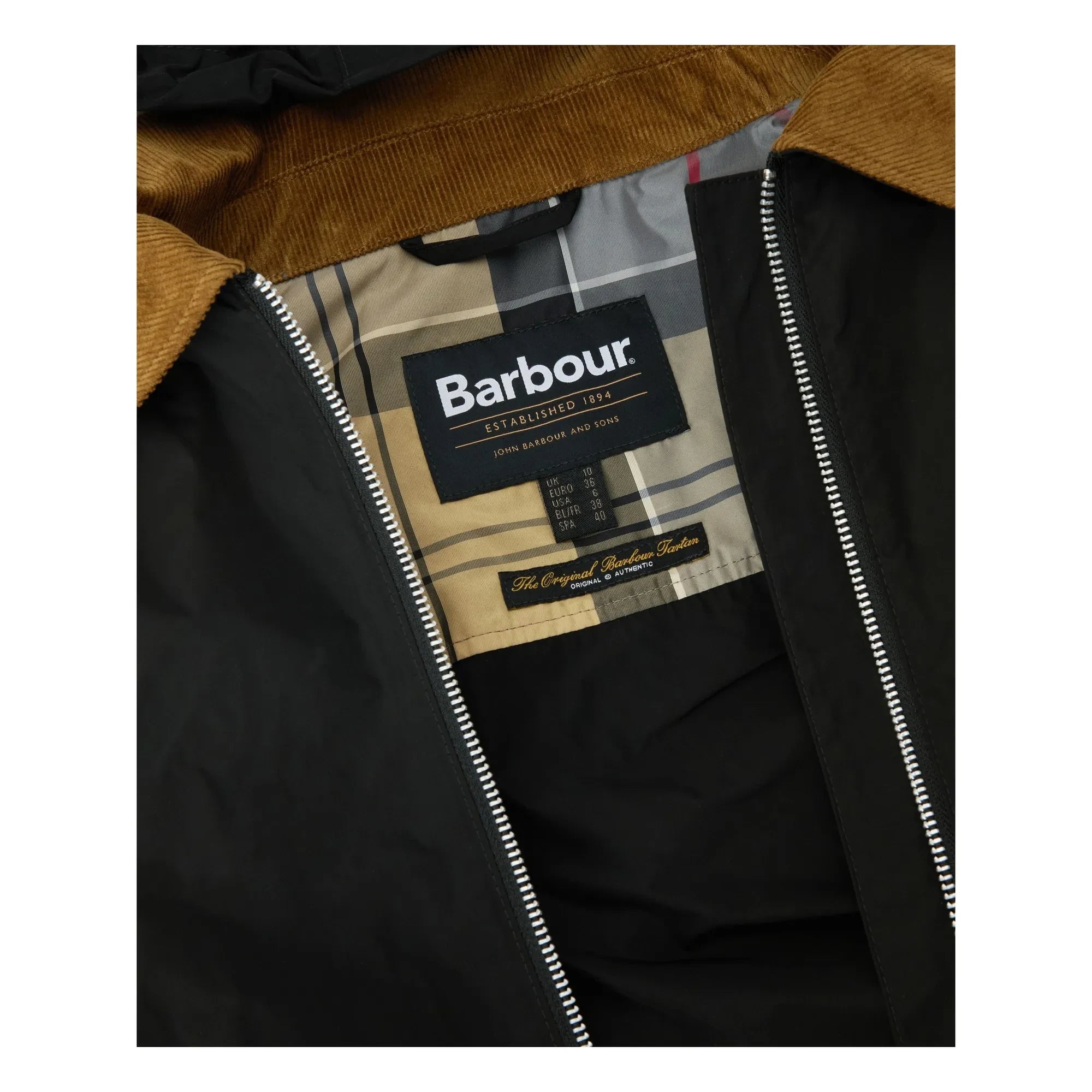 Barbour - Chaqueta impermeable Weaver | Negro
