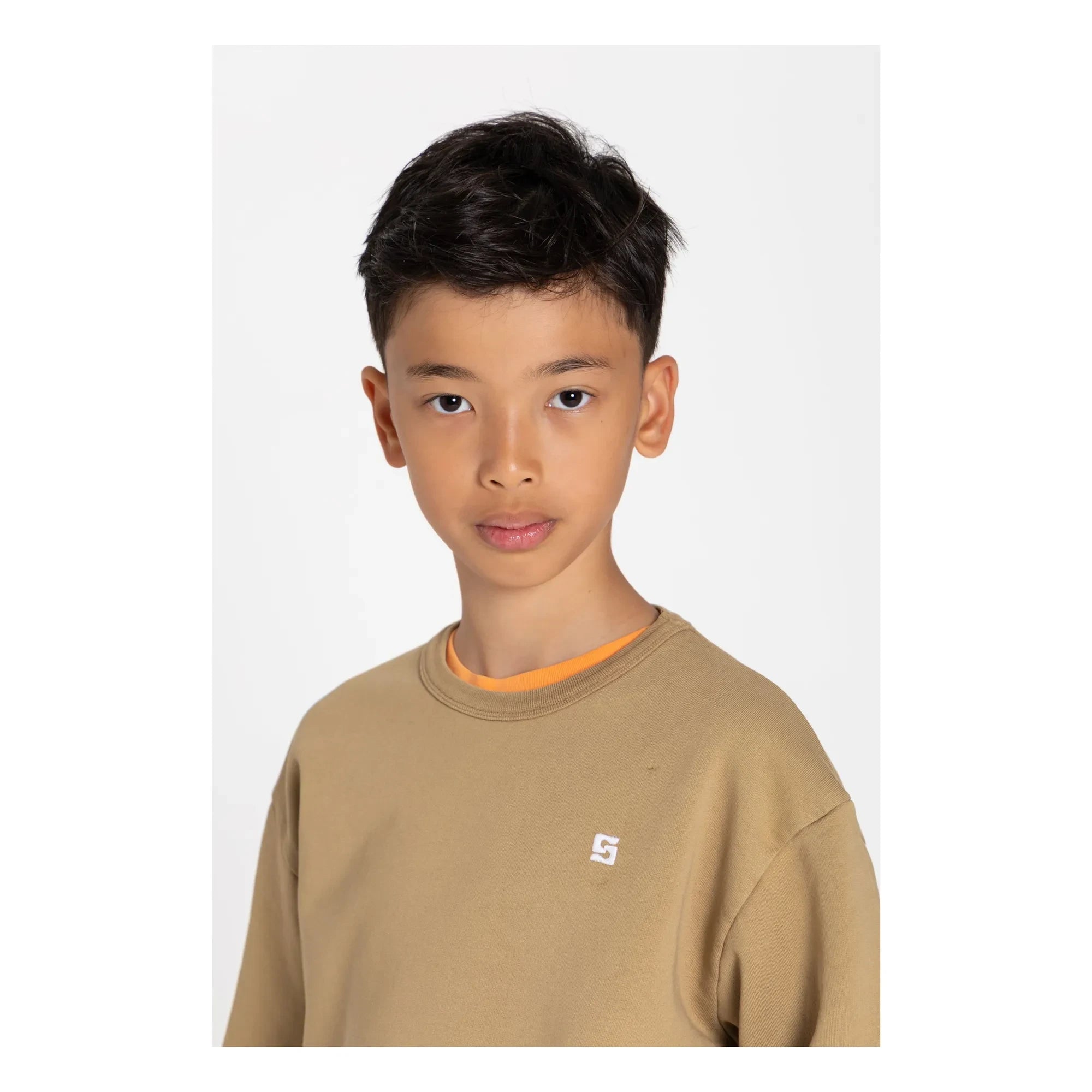 Smallable Kid - Sudadera de algodón orgánico Arlo | Marrón