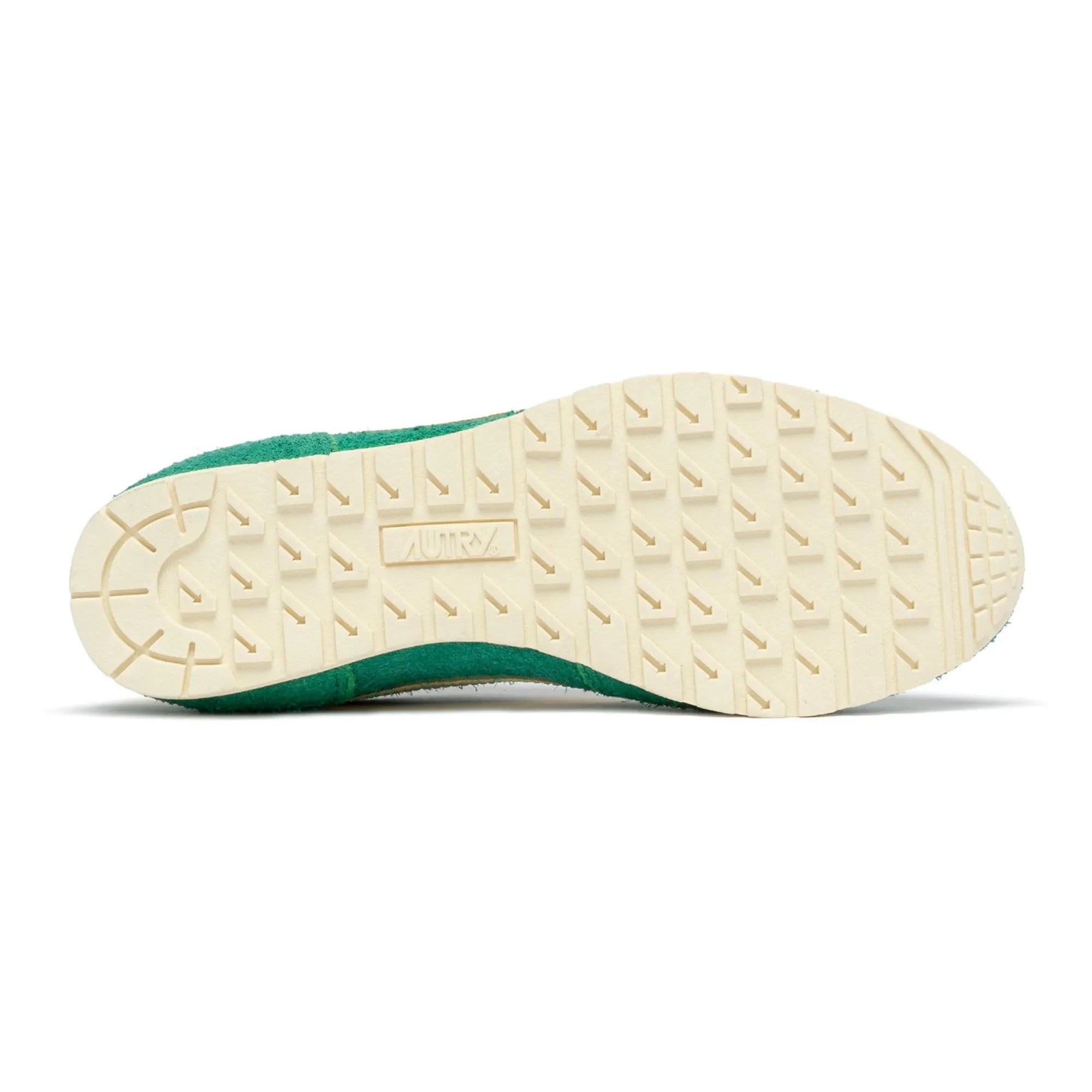 Autry - Zapatillas bajas de piel y ante Windspin de dos tonos | Verde
