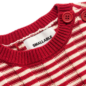 Smallable Kid - Jersey de rayas Matteo | Rojo