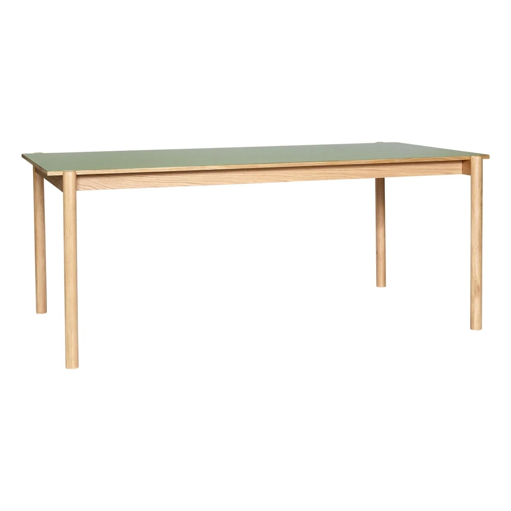 Hübsch - Mesa de comedor de roble cruzado | Oliva