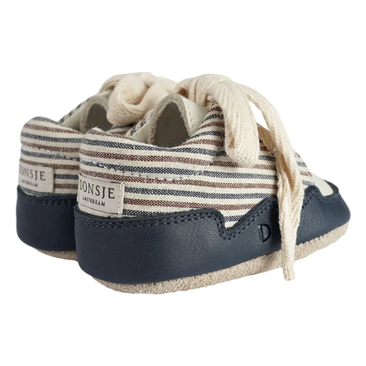 Donsje - Pluksel Zapatillas Rayadas | Azul marino